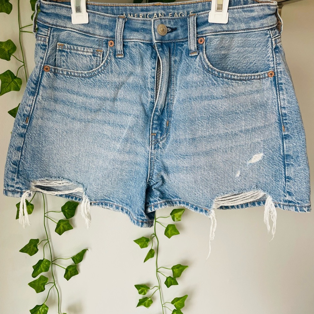 American Eagle Outfitters Women's Blue Denim Shorts